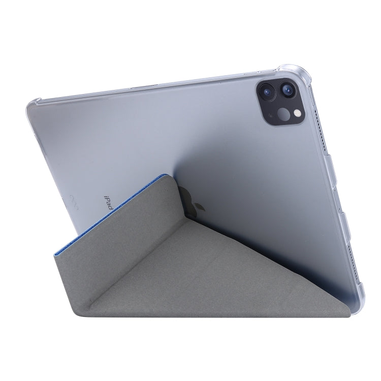 Silk Texture Horizontal Deformation Flip Leather Case with Three-folding Holder For iPad Air 11 2024 / Air 2022 / 2020 10.9(Green) - iPad Air (2022) / (2020) 10.9 Cases by PMC TechLife | Online Shopping South Africa | PMC TechLife | Buy Now Pay Later Mobicred