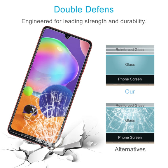 For Samsung Galaxy A31 0.26mm 9H 2.5D Tempered Glass Film