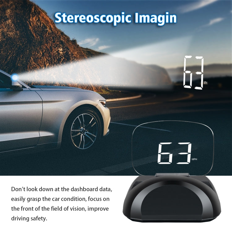 C700S OBD2 + GPS Mode Car HUD Head-up Display Fault Alarm - Head Up Display System by PMC TechLife | Online Shopping South Africa | PMC TechLife | Buy Now Pay Later Mobicred