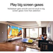 J9 1920x1080P 15 ANSI Portable Home Theater Mini LED HD Digital Projector, Basic Version, EU Plug(Black White)