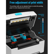 ZJ-8600 76x130 Single Paper Waybill Express Bill Label Printer, EU Plug