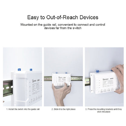 Sonoff 4CHPROR3 Mobile Phone Smart Home Switch Four-way Controller, Support Long-range Control Timing - free shipping - PMC Jewellery - Order now!