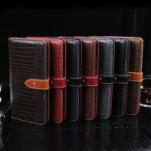 For Cubot X30 idewei Crocodile Texture Horizontal Flip Leather Case with Holder & Card Slots & Wallet(Dark Blue)