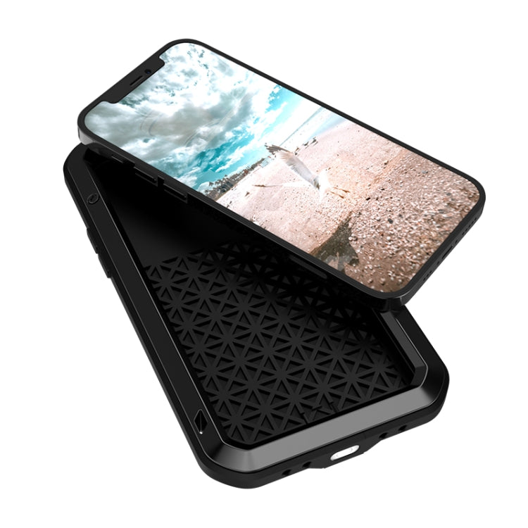For iPhone 12 Pro LOVE MEI Metal Shockproof Life Waterproof Dustproof Protective Case(Army Green) - free shipping - PMC TechLife - Order now!