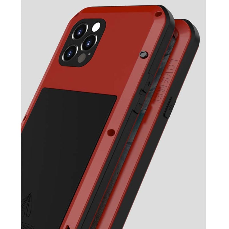 For iPhone 12 Pro LOVE MEI Metal Shockproof Life Waterproof Dustproof Protective Case(Army Green) - free shipping - PMC TechLife - Order now!