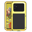 For Samsung Galaxy A51 5G LOVE MEI Metal Shockproof Waterproof Dustproof Protective Case with Glass(Yellow) - free shipping - PMC TechLife - Order now!