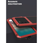 For Samsung Galaxy Note 20 LOVE MEI Metal Shockproof Water-resistant Dustproof Protective Case without Glass(Yellow)