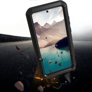 For Samsung Galaxy Note 20 LOVE MEI Metal Shockproof Water-resistant Dustproof Protective Case without Glass(Army Green)