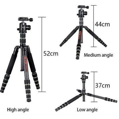 BEXIN BX255C K30 Portable Carbon Fiber Tripod for Camera Dslr - free shipping - PMC Jewellery - Order now!