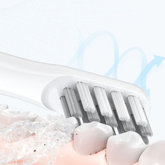 2 PCS / Set Original Xiaomi Youpin SO WHITE Water-resistant Acoustic Wave Electric Toothbrush Replaced Head for HC0196