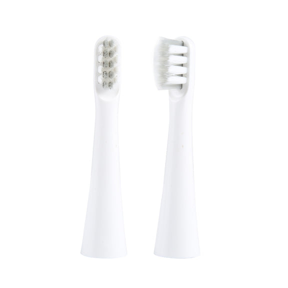 2 PCS / Set Original Xiaomi Youpin SO WHITE Water-resistant Acoustic Wave Electric Toothbrush Replaced Head for HC0196