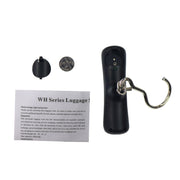 MH-A18 Portable Digital High-Load Weighting Hook Electronic Luggage Scale (10g~50kg), Excluding Batteries(Black)
