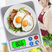 MH-555 6Kg x 0.1g High Accuracy Digital Electronic Portable Kitchen Scale Balance Device with 2.2 inch LCD Screen