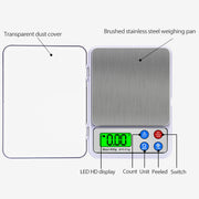 MH-555 600g x 0.01g High Accuracy Digital Electronic Portable Kitchen Scale Balance Device with 2.2 inch LCD Screen