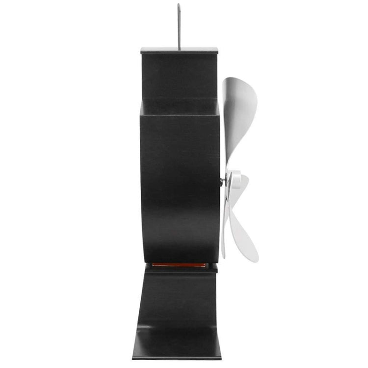 YL401 3-Blade High Temperature Metal Heat Powered Fireplace Stove Fan (Gold)
