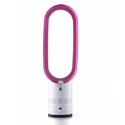 16 inch Household Mute Shaking Head Remote Control Desk Electric Leafless Fan (Rose Red)