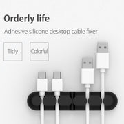 ORICO CBS5 Silicone Material Desktop Cable Manager Winder Fixer, Size: 9.6*2*1.2cm(Grey)