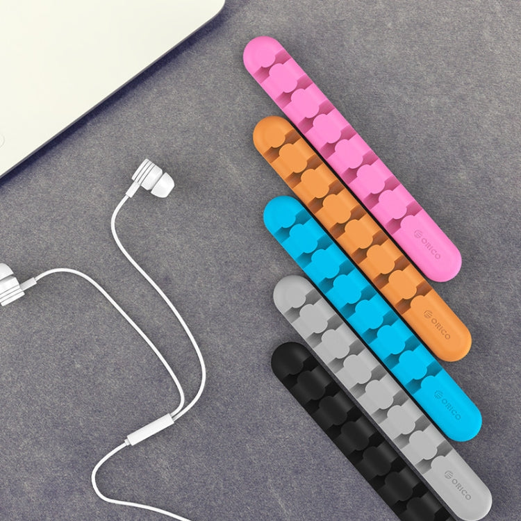 ORICO CBS7 Silicone Material Desktop Cable Manager Winder, Size: 15*2*1.2cm(Pink)