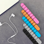 ORICO CBS7 Silicone Material Desktop Cable Manager Winder, Size: 15*2*1.2cm(Orange)
