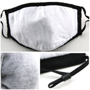 For Men Women Washable Replaceable Filter Breath-Valve PM2.5 Dustproof Face Mask(Dark Red)