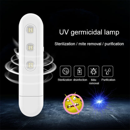Portable Mini Handheld Sterilizer Germicidal Lamp Ultraviolet Sterilization Disinfection Lamp - free shipping - PMC Jewellery - Order now!