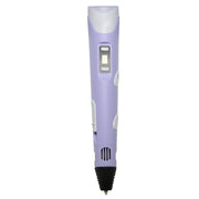 Hand-held 3D Printing Pen, UK Plug (Purple)