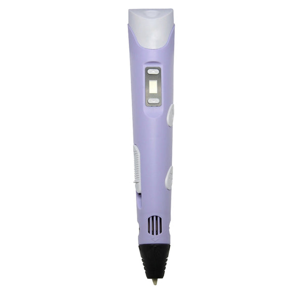 Hand-held 3D Printing Pen, UK Plug (Purple)
