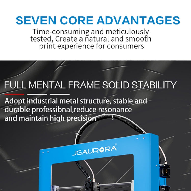 JGAURORA A1 Desktop High Precision Metal Plate Frame Three-Dimensional Physical 3D Printer - free shipping - PMC Jewellery - Order now!