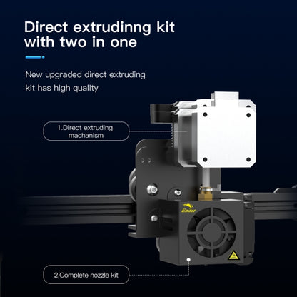 Creality Ender-3 Direct Extruding Mechanism Complete Extruder Nozzle Kit with Stepper Motor - free shipping - PMC Jewellery - Order now!