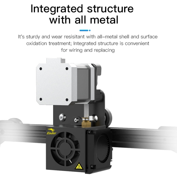Creality Ender-3 Direct Extruding Mechanism Complete Extruder Nozzle Kit with Stepper Motor - free shipping - PMC Jewellery - Order now!