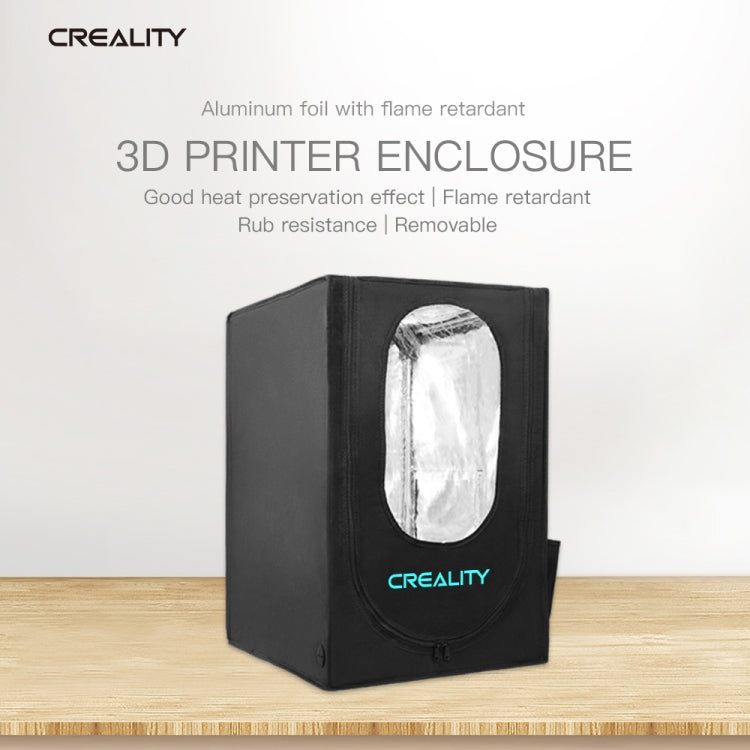 Creality 3D Printer Flame Retardant Aluminum Foil Cloth Protective Cover for Ender-3, Big Size: 70x75x90cm - free shipping - PMC Jewellery - Order now!
