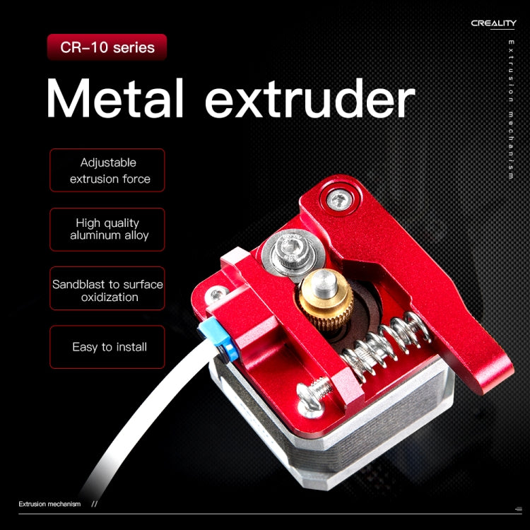 Creality All Metal Red Block Bowden Extruder Kit for Ender-3 / Ender-3 Pro / Ender-3 V2 / CR-10 Pro V2 3D Printer - Parts by Creality | Online Shopping South Africa | PMC Jewellery | Buy Now Pay Later Mobicred