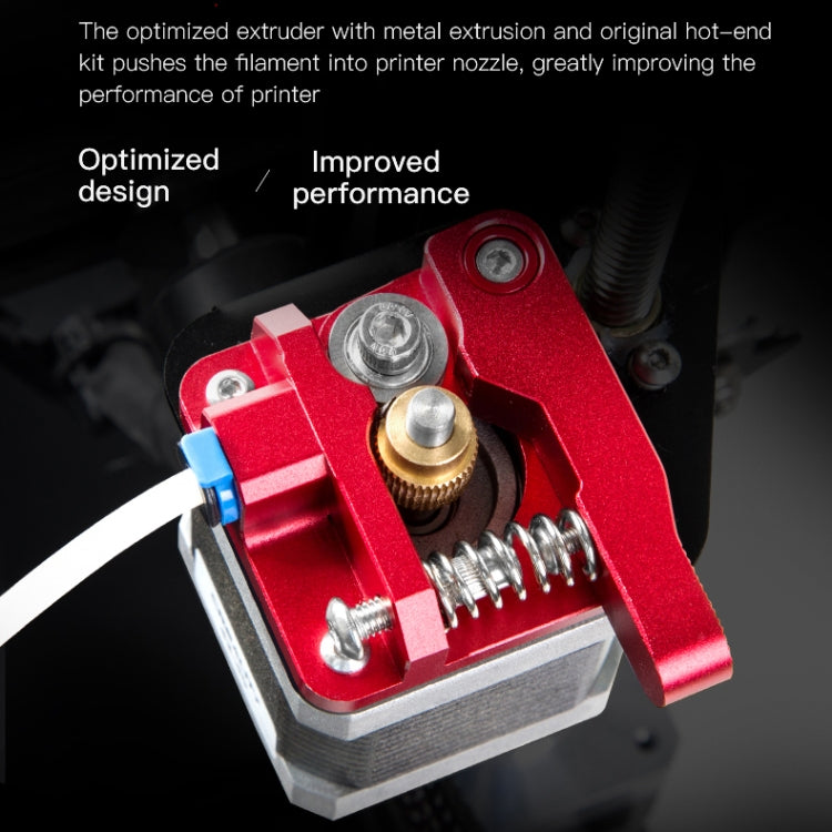 Creality All Metal Red Block Bowden Extruder Kit for Ender-3 / Ender-3 Pro / Ender-3 V2 / CR-10 Pro V2 3D Printer - Parts by Creality | Online Shopping South Africa | PMC Jewellery | Buy Now Pay Later Mobicred