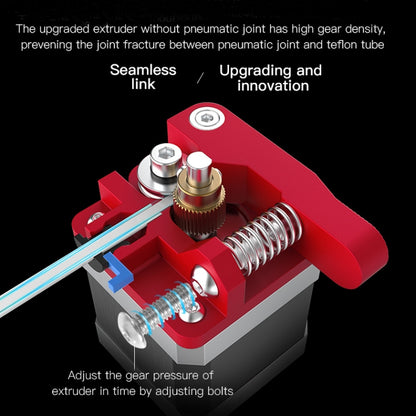 Creality All Metal Red Block Bowden Extruder Kit for Ender-3 / Ender-3 Pro / Ender-3 V2 / CR-10 Pro V2 3D Printer - Parts by Creality | Online Shopping South Africa | PMC Jewellery | Buy Now Pay Later Mobicred