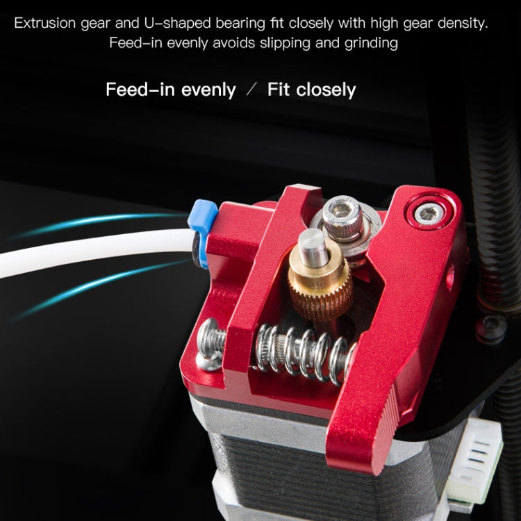 Creality All Metal Red Block Bowden Extruder Kit for Ender-3 / Ender-3 Pro / Ender-3 V2 / CR-10 Pro V2 3D Printer - Parts by Creality | Online Shopping South Africa | PMC Jewellery | Buy Now Pay Later Mobicred