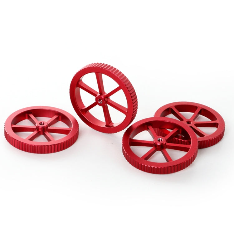 Creality Metal Red Hand Screwed Leveling Nut for Ender-3 / Ender-3 Pro / Ender-3 V2 / CR-10 Pro V2 3D Printer (Red) - Parts by Creality | Online Shopping South Africa | PMC TechLife | Buy Now Pay Later Mobicred