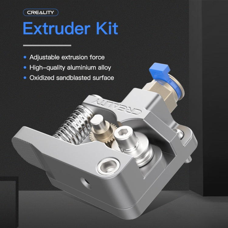 Creality All Metal Silver Block Bowden Extruder Kit for Ender-3 / Ender-3 Pro / Ender-3 V2 / CR-10 Pro V2 3D Printer - free shipping - PMC Jewellery - Order now!