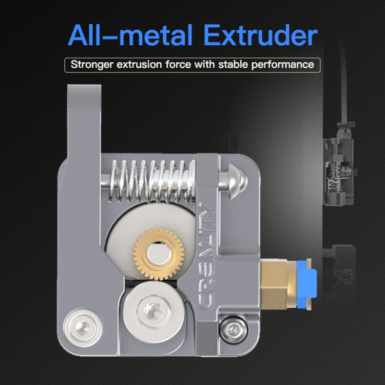 Creality All Metal Silver Block Bowden Extruder Kit for Ender-3 / Ender-3 Pro / Ender-3 V2 / CR-10 Pro V2 3D Printer - free shipping - PMC Jewellery - Order now!