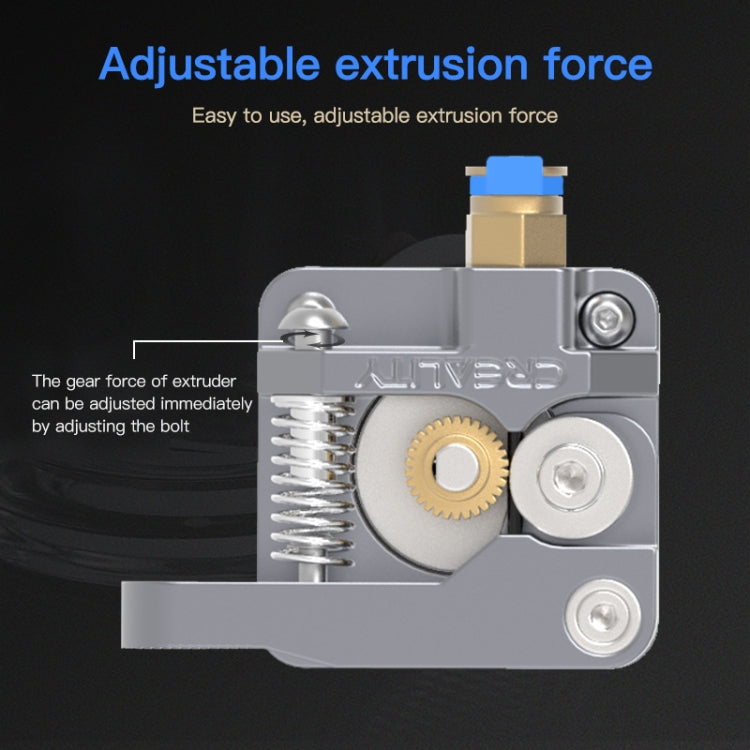 Creality All Metal Silver Block Bowden Extruder Kit for Ender-3 / Ender-3 Pro / Ender-3 V2 / CR-10 Pro V2 3D Printer - free shipping - PMC Jewellery - Order now!