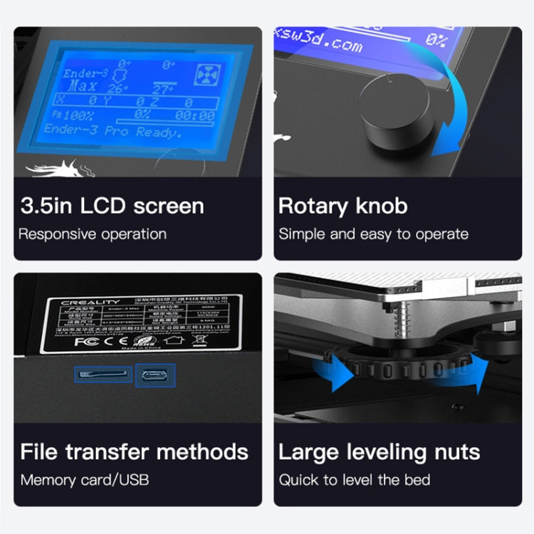 CREALITY Ender-3 Max Smart Sensor Dual Cooling Fans DIY 3D Printer, Print Size : 30 x 30 x 34cm, AU Plug - free shipping - PMC Jewellery - Order now!