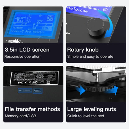 CREALITY Ender-3 Max Smart Sensor Dual Cooling Fans DIY 3D Printer, Print Size : 30 x 30 x 34cm, AU Plug - free shipping - PMC Jewellery - Order now!