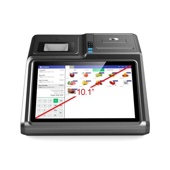 SGT-101W 10.1 inch Capacitive Touch Screen Cash Register, Intel J1900 Quad Core 2.0GHz, 4GB+64GB, US Plug