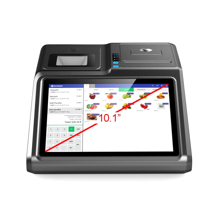 SGT-101W 10.1 inch Capacitive Touch Screen Cash Register, Intel J1900 Quad Core 2.0GHz, 4GB+64GB, AU Plug