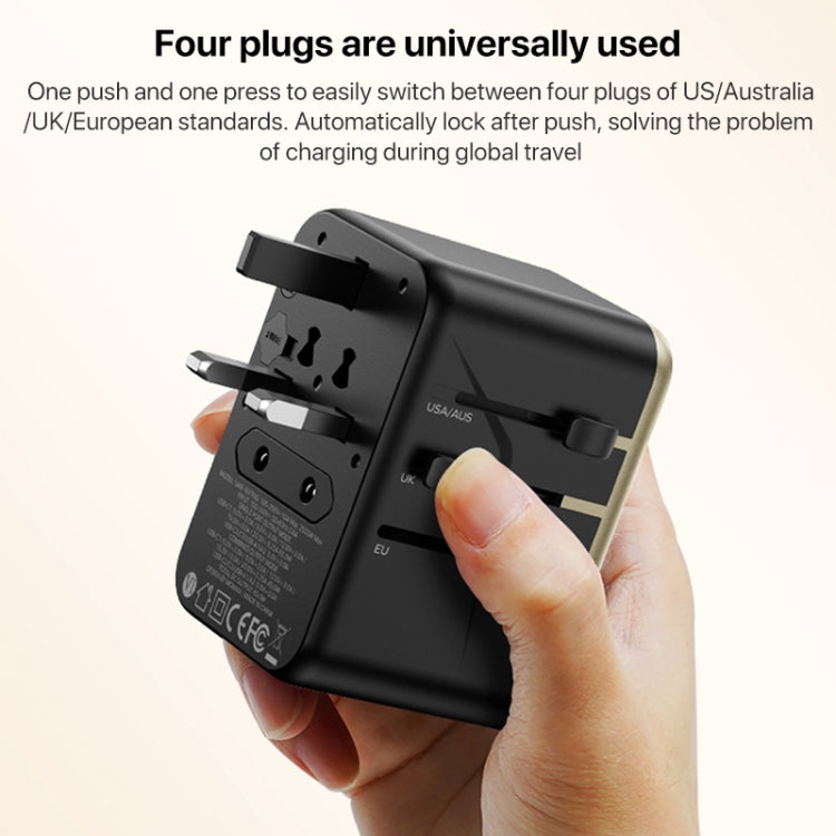 MOMAX 1-World UA8 PD 70W Fast Charger Power Adapter(Purple) - free shipping - PMC TechLife - Order now!