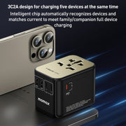 MOMAX 1-World UA9 PD 35W Fast Charger Power Adapter (Gold)
