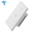 WS-US-01 EWeLink APP & Touch Control 2A 1 Gang Tempered Glass Panel Smart Wall Switch, AC 90V-250V, US Plug - Smart Socket by PMC TechLife | Online Shopping South Africa | PMC TechLife | Buy Now Pay Later Mobicred
