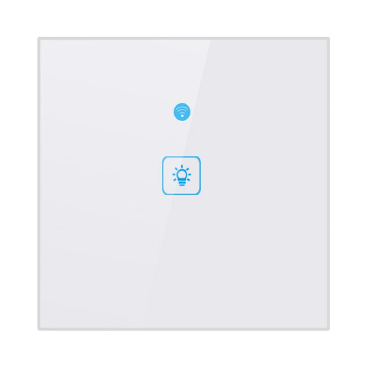 WS-UK-01 EWeLink APP & Touch Control 2A 1 Gang Tempered Glass Panel Smart Wall Switch, AC 90V-250V, UK Plug - Smart Socket by PMC TechLife | Online Shopping South Africa | PMC TechLife | Buy Now Pay Later Mobicred