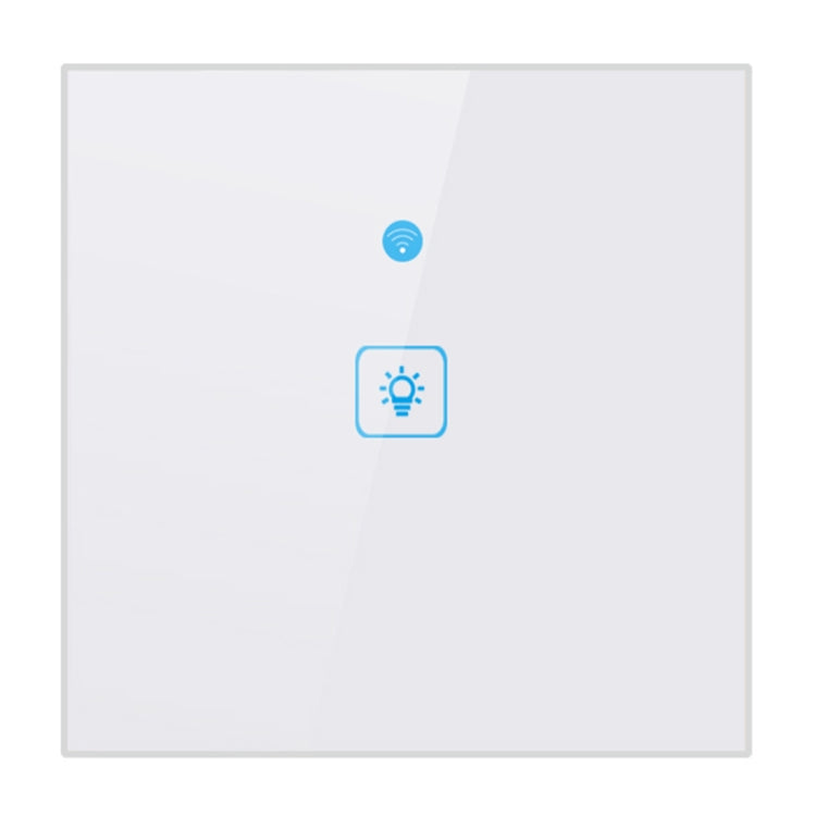 WS-EU-01 EWeLink APP & Touch Control 2A 1 Gang Tempered Glass Panel Smart Wall Switch, AC 90V-250V, EU Plug - Smart Socket by PMC TechLife | Online Shopping South Africa | PMC TechLife | Buy Now Pay Later Mobicred