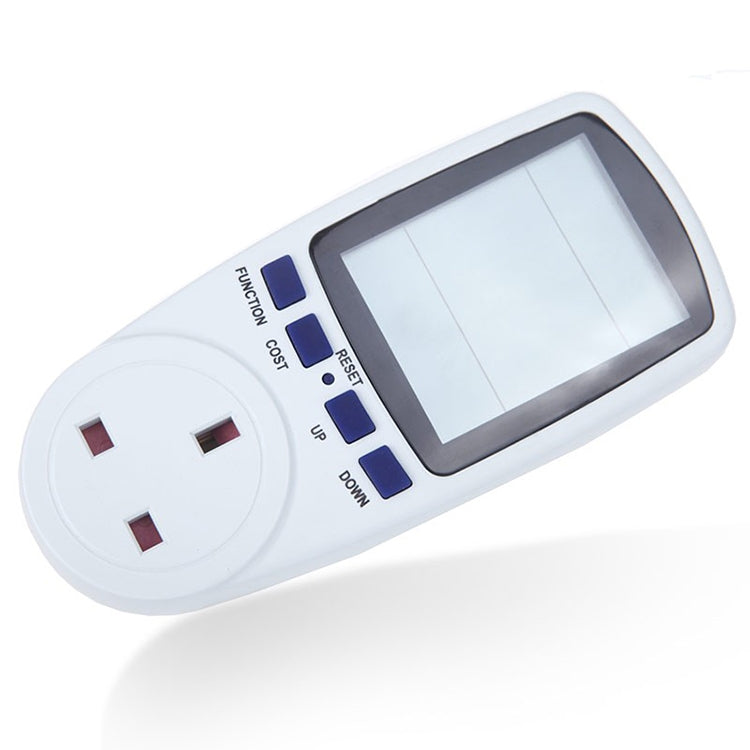 AC 230-250V 50Hz Max 13A LCD Display Energy Meter Watt Volt Voltage Power Analyzer Automatic Electricity Monitor Analyzer Power, UK Plug - Current & Voltage Tester by PMC TechLife | Online Shopping South Africa | PMC TechLife | Buy Now Pay Later Mobicred