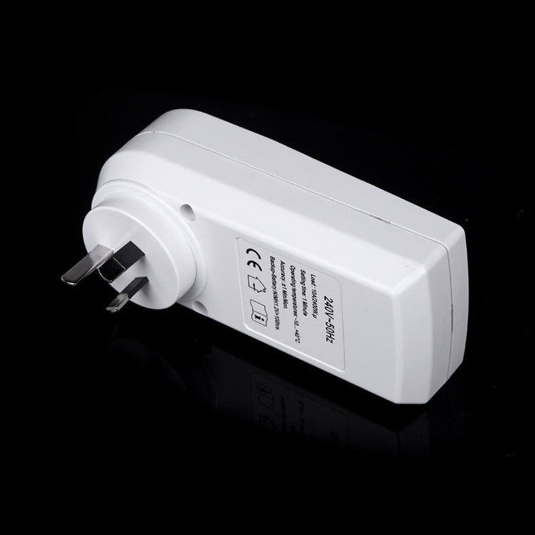 AC 240V Smart Home Plug-in Programmable LCD Display Clock Summer Time Function 12/24 Hours Changeable Timer Switch Socket, AU Plug